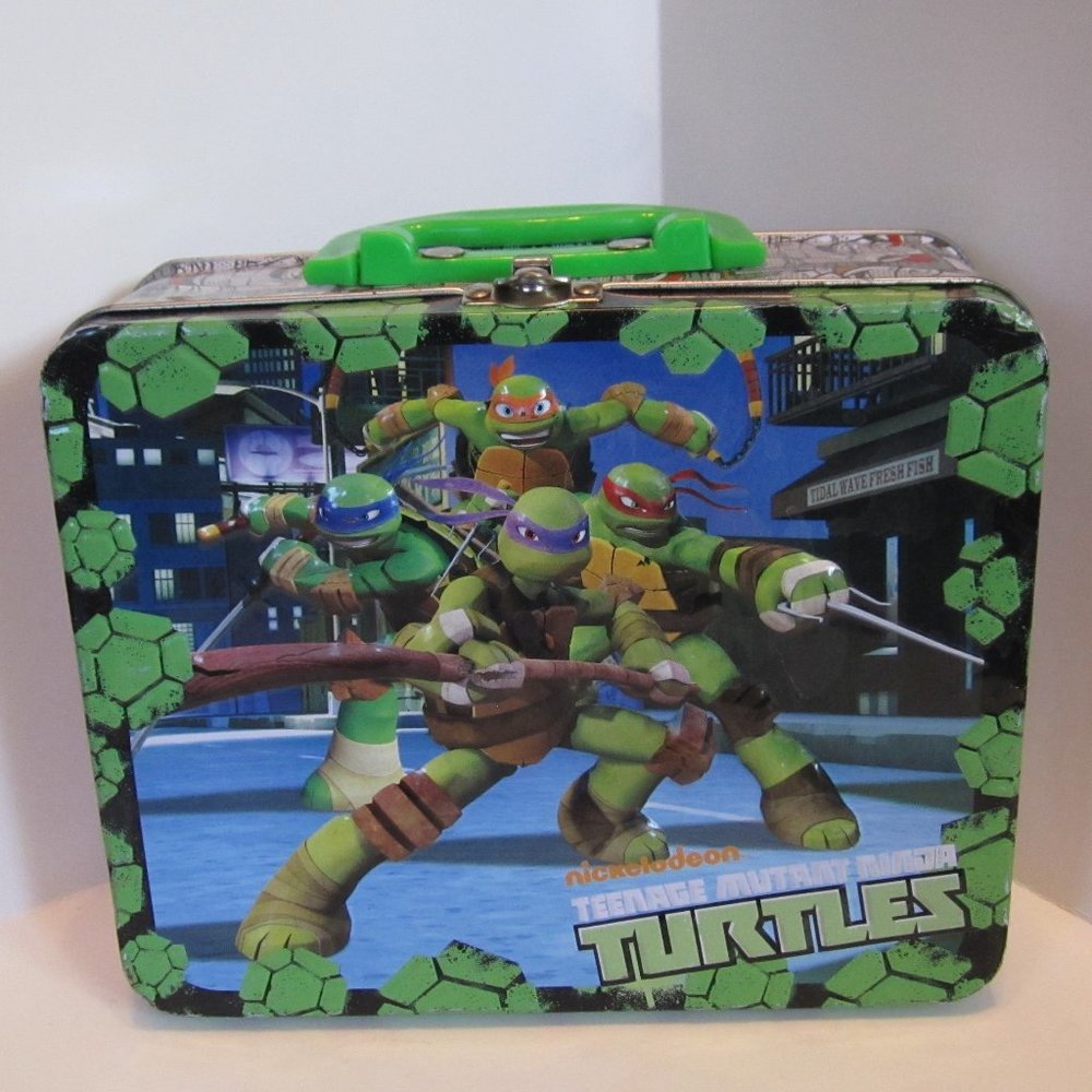 Teenage Mutant Ninja Turtles TMNT Metal Lunch Box